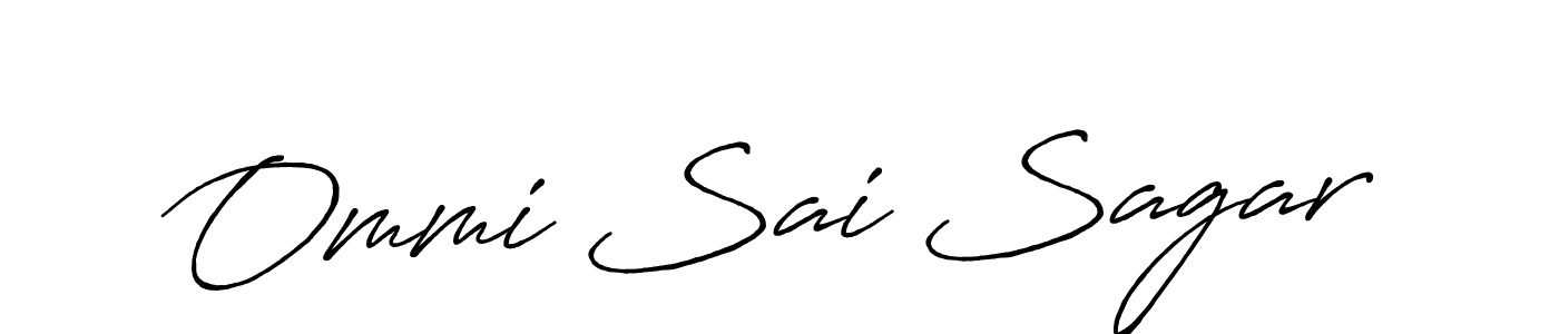 Make a beautiful signature design for name Ommi Sai Sagar. Use this online signature maker to create a handwritten signature for free. Ommi Sai Sagar signature style 7 images and pictures png