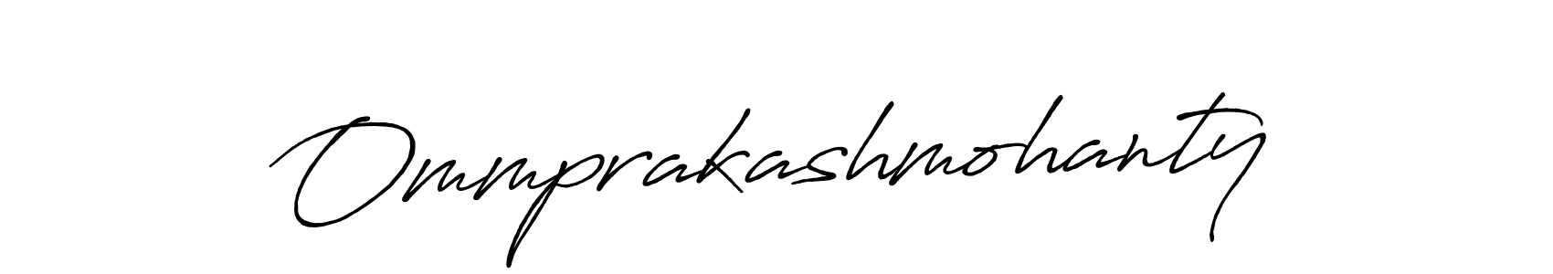 Ommprakashmohanty stylish signature style. Best Handwritten Sign (Antro_Vectra_Bolder) for my name. Handwritten Signature Collection Ideas for my name Ommprakashmohanty. Ommprakashmohanty signature style 7 images and pictures png