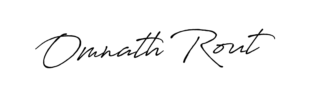 Also we have Omnath Rout name is the best signature style. Create professional handwritten signature collection using Antro_Vectra_Bolder autograph style. Omnath Rout signature style 7 images and pictures png