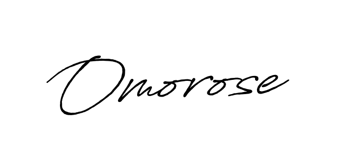 You should practise on your own different ways (Antro_Vectra_Bolder) to write your name (Omorose) in signature. don't let someone else do it for you. Omorose signature style 7 images and pictures png