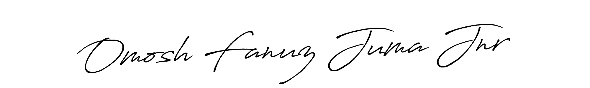 if you are searching for the best signature style for your name Omosh Fanuz Juma Jnr. so please give up your signature search. here we have designed multiple signature styles  using Antro_Vectra_Bolder. Omosh Fanuz Juma Jnr signature style 7 images and pictures png