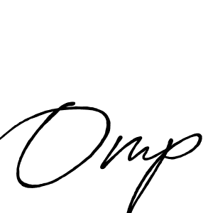 Also we have Omp name is the best signature style. Create professional handwritten signature collection using Antro_Vectra_Bolder autograph style. Omp signature style 7 images and pictures png