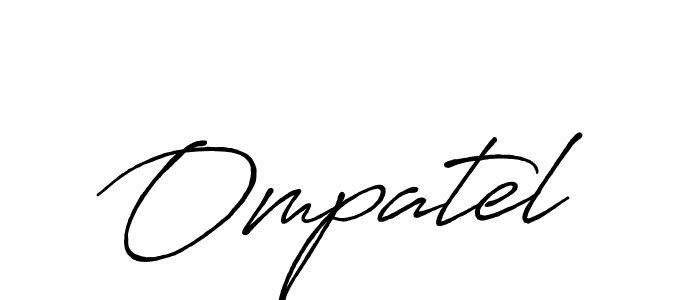 How to Draw Ompatel signature style? Antro_Vectra_Bolder is a latest design signature styles for name Ompatel. Ompatel signature style 7 images and pictures png
