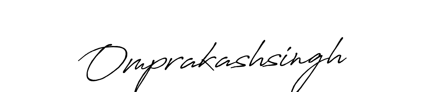 Omprakashsingh stylish signature style. Best Handwritten Sign (Antro_Vectra_Bolder) for my name. Handwritten Signature Collection Ideas for my name Omprakashsingh. Omprakashsingh signature style 7 images and pictures png