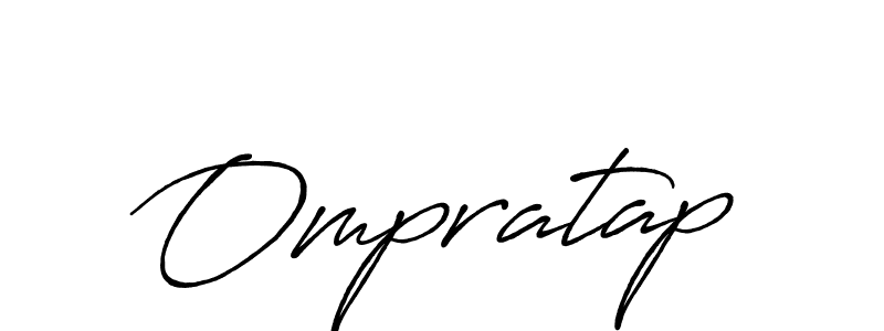 How to make Ompratap signature? Antro_Vectra_Bolder is a professional autograph style. Create handwritten signature for Ompratap name. Ompratap signature style 7 images and pictures png