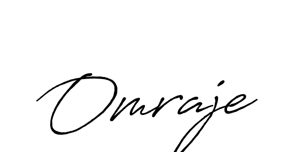 Create a beautiful signature design for name Omraje. With this signature (Antro_Vectra_Bolder) fonts, you can make a handwritten signature for free. Omraje signature style 7 images and pictures png