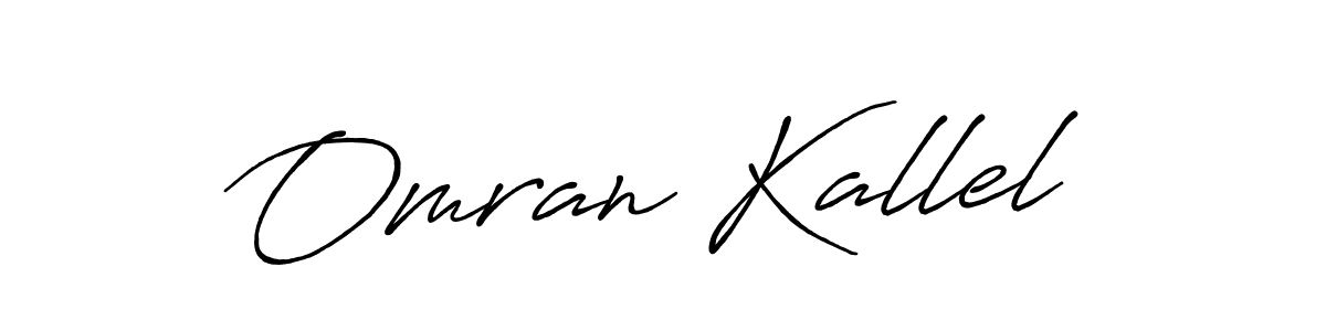 It looks lik you need a new signature style for name Omran Kallel. Design unique handwritten (Antro_Vectra_Bolder) signature with our free signature maker in just a few clicks. Omran Kallel signature style 7 images and pictures png