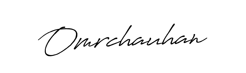 if you are searching for the best signature style for your name Omrchauhan. so please give up your signature search. here we have designed multiple signature styles  using Antro_Vectra_Bolder. Omrchauhan signature style 7 images and pictures png