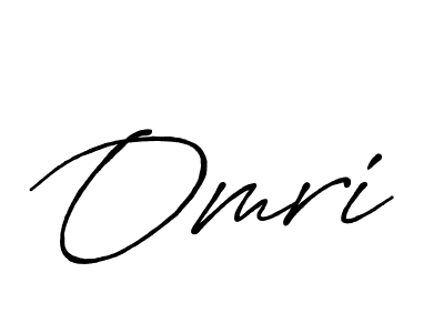 Create a beautiful signature design for name Omri. With this signature (Antro_Vectra_Bolder) fonts, you can make a handwritten signature for free. Omri signature style 7 images and pictures png