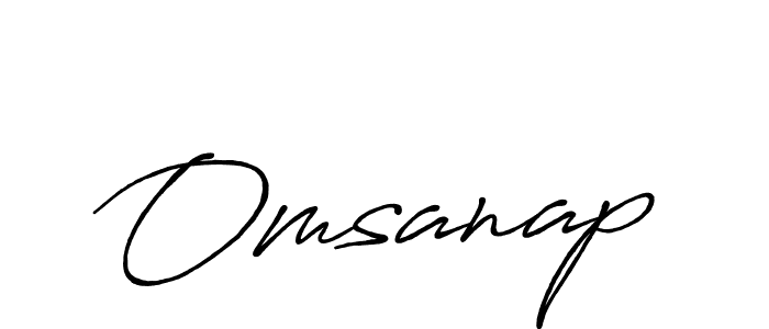 Make a beautiful signature design for name Omsanap. With this signature (Antro_Vectra_Bolder) style, you can create a handwritten signature for free. Omsanap signature style 7 images and pictures png