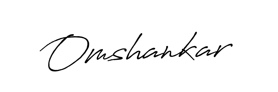 Use a signature maker to create a handwritten signature online. With this signature software, you can design (Antro_Vectra_Bolder) your own signature for name Omshankar. Omshankar signature style 7 images and pictures png