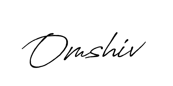 Make a beautiful signature design for name Omshiv. Use this online signature maker to create a handwritten signature for free. Omshiv signature style 7 images and pictures png