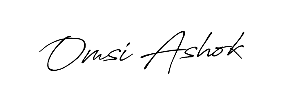 How to Draw Omsi Ashok signature style? Antro_Vectra_Bolder is a latest design signature styles for name Omsi Ashok. Omsi Ashok signature style 7 images and pictures png
