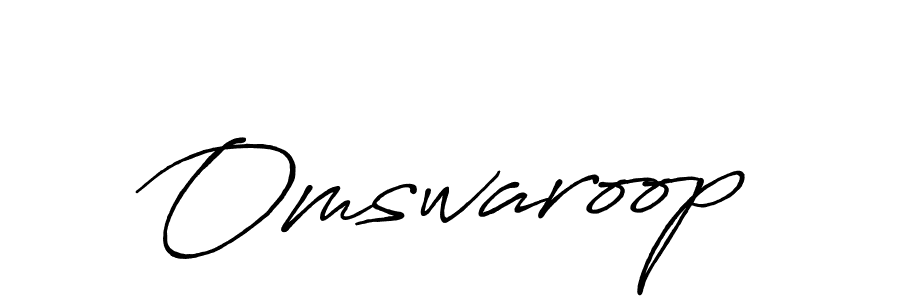 Similarly Antro_Vectra_Bolder is the best handwritten signature design. Signature creator online .You can use it as an online autograph creator for name Omswaroop. Omswaroop signature style 7 images and pictures png