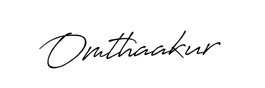 How to make Omthaakur signature? Antro_Vectra_Bolder is a professional autograph style. Create handwritten signature for Omthaakur name. Omthaakur signature style 7 images and pictures png