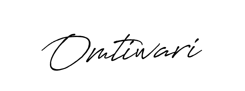 Omtiwari stylish signature style. Best Handwritten Sign (Antro_Vectra_Bolder) for my name. Handwritten Signature Collection Ideas for my name Omtiwari. Omtiwari signature style 7 images and pictures png