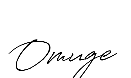 Use a signature maker to create a handwritten signature online. With this signature software, you can design (Antro_Vectra_Bolder) your own signature for name Omuge. Omuge signature style 7 images and pictures png