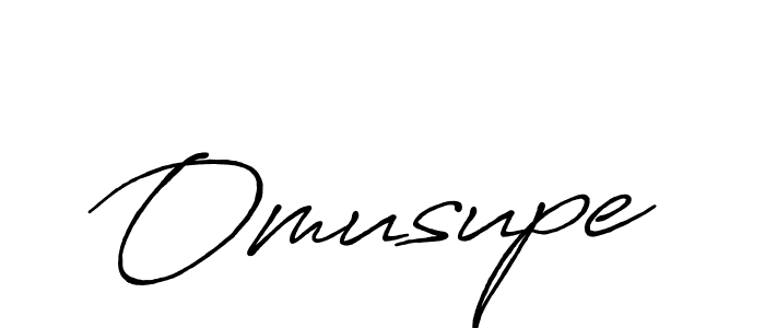 How to make Omusupe signature? Antro_Vectra_Bolder is a professional autograph style. Create handwritten signature for Omusupe name. Omusupe signature style 7 images and pictures png