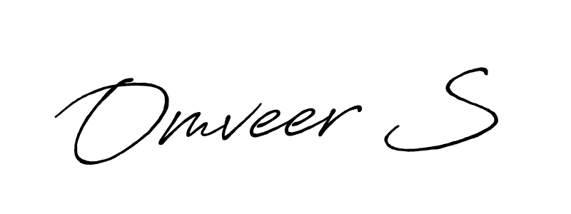 Best and Professional Signature Style for Omveer S. Antro_Vectra_Bolder Best Signature Style Collection. Omveer S signature style 7 images and pictures png