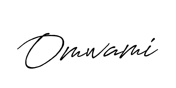 The best way (Antro_Vectra_Bolder) to make a short signature is to pick only two or three words in your name. The name Omwami include a total of six letters. For converting this name. Omwami signature style 7 images and pictures png