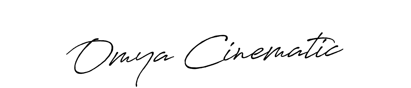 Make a short Omya Cinematic signature style. Manage your documents anywhere anytime using Antro_Vectra_Bolder. Create and add eSignatures, submit forms, share and send files easily. Omya Cinematic signature style 7 images and pictures png