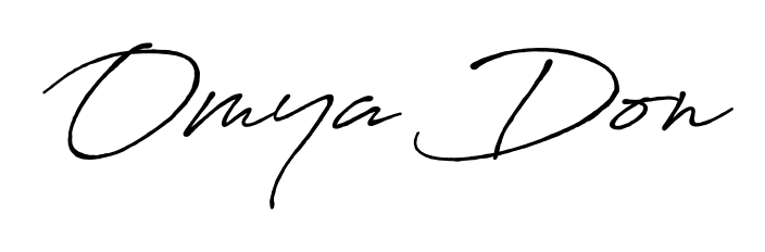 Design your own signature with our free online signature maker. With this signature software, you can create a handwritten (Antro_Vectra_Bolder) signature for name Omya Don. Omya Don signature style 7 images and pictures png