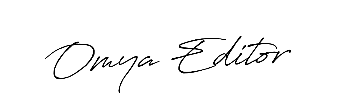 This is the best signature style for the Omya Editor name. Also you like these signature font (Antro_Vectra_Bolder). Mix name signature. Omya Editor signature style 7 images and pictures png
