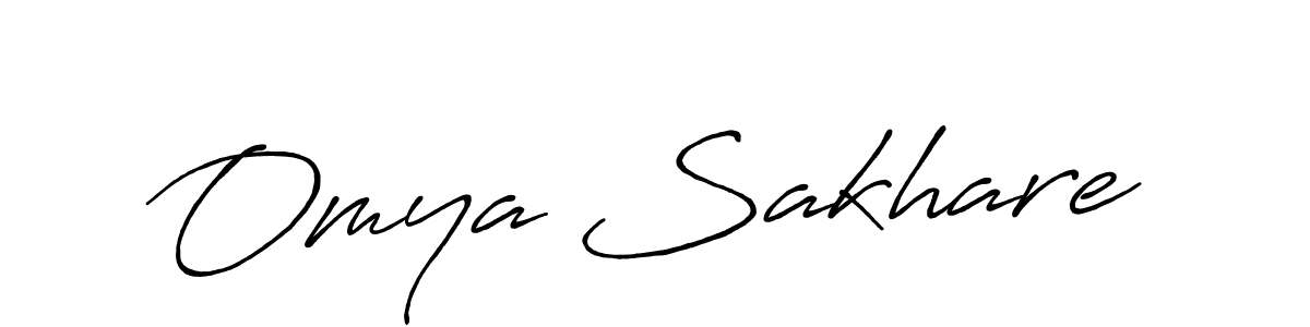 How to Draw Omya Sakhare signature style? Antro_Vectra_Bolder is a latest design signature styles for name Omya Sakhare. Omya Sakhare signature style 7 images and pictures png