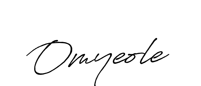 It looks lik you need a new signature style for name Omyeole. Design unique handwritten (Antro_Vectra_Bolder) signature with our free signature maker in just a few clicks. Omyeole signature style 7 images and pictures png