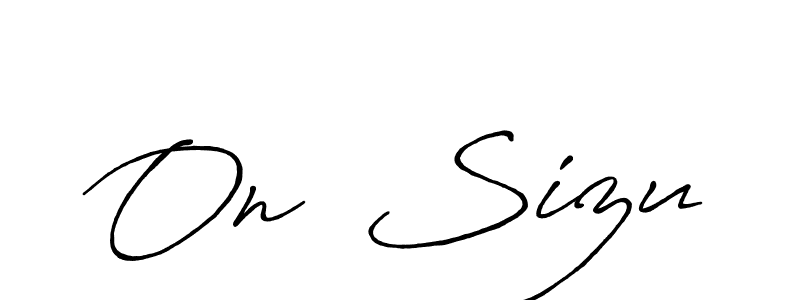 Here are the top 10 professional signature styles for the name On  Sizu. These are the best autograph styles you can use for your name. On  Sizu signature style 7 images and pictures png