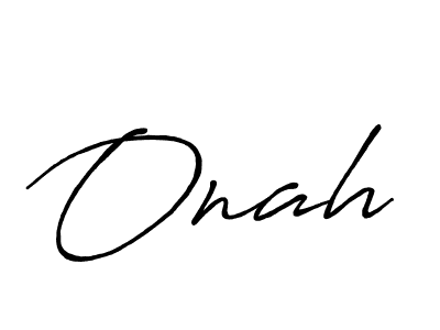 Onah stylish signature style. Best Handwritten Sign (Antro_Vectra_Bolder) for my name. Handwritten Signature Collection Ideas for my name Onah. Onah signature style 7 images and pictures png