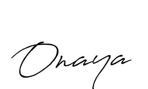 if you are searching for the best signature style for your name Onaya. so please give up your signature search. here we have designed multiple signature styles  using Antro_Vectra_Bolder. Onaya signature style 7 images and pictures png