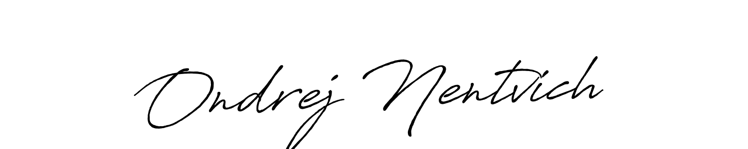 Make a short Ondrej Nentvich signature style. Manage your documents anywhere anytime using Antro_Vectra_Bolder. Create and add eSignatures, submit forms, share and send files easily. Ondrej Nentvich signature style 7 images and pictures png