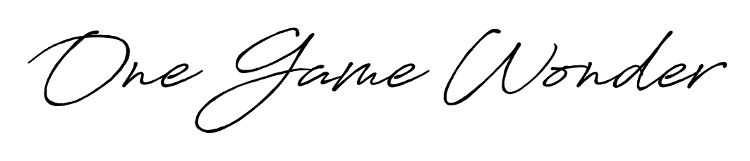 Practice writing One Game Wonder with the flow of Antro_Vectra_Bolder lettering. A fantastic source of inspiration for developing your personal signature style. One Game Wonder signature style 7 images and pictures png