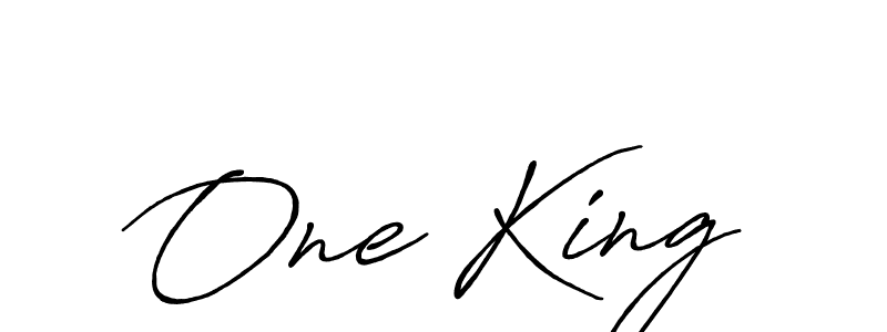 See photos of One King official signature by Spectra . Check more albums & portfolios. Read reviews & check more about Antro_Vectra_Bolder font. One King signature style 7 images and pictures png