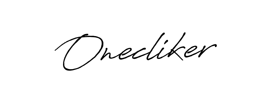 How to Draw Onecliker signature style? Antro_Vectra_Bolder is a latest design signature styles for name Onecliker. Onecliker signature style 7 images and pictures png
