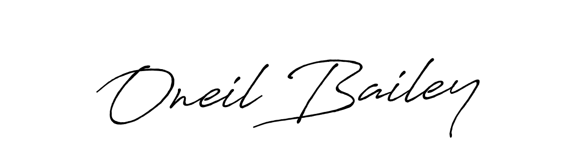 How to make Oneil Bailey signature? Antro_Vectra_Bolder is a professional autograph style. Create handwritten signature for Oneil Bailey name. Oneil Bailey signature style 7 images and pictures png