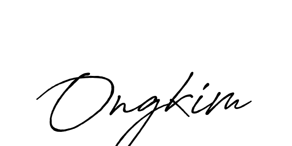 It looks lik you need a new signature style for name Ongkim. Design unique handwritten (Antro_Vectra_Bolder) signature with our free signature maker in just a few clicks. Ongkim signature style 7 images and pictures png