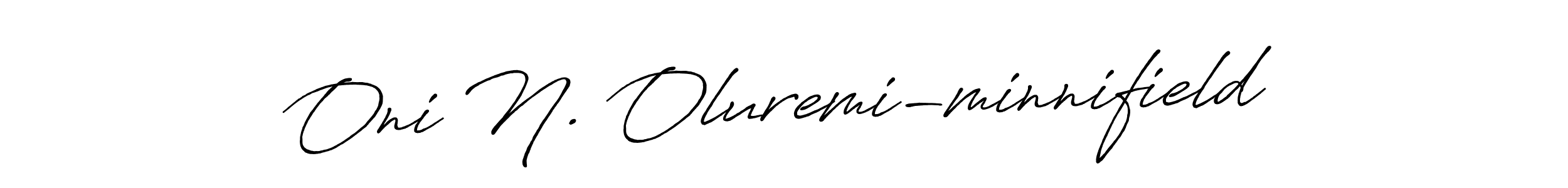 See photos of Oni N. Oluremi-minnifield official signature by Spectra . Check more albums & portfolios. Read reviews & check more about Antro_Vectra_Bolder font. Oni N. Oluremi-minnifield signature style 7 images and pictures png