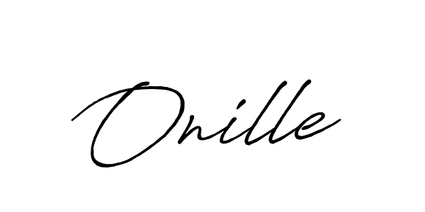 Best and Professional Signature Style for Onille. Antro_Vectra_Bolder Best Signature Style Collection. Onille signature style 7 images and pictures png