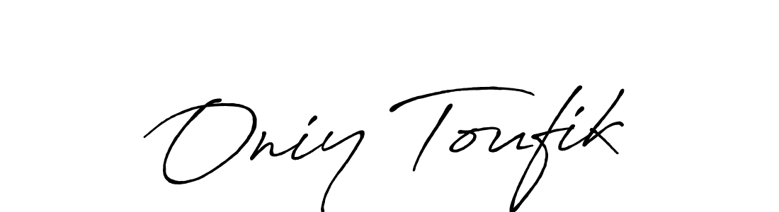 Antro_Vectra_Bolder is a professional signature style that is perfect for those who want to add a touch of class to their signature. It is also a great choice for those who want to make their signature more unique. Get Oniy Toufik name to fancy signature for free. Oniy Toufik signature style 7 images and pictures png