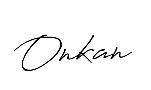 Make a beautiful signature design for name Onkan. Use this online signature maker to create a handwritten signature for free. Onkan signature style 7 images and pictures png