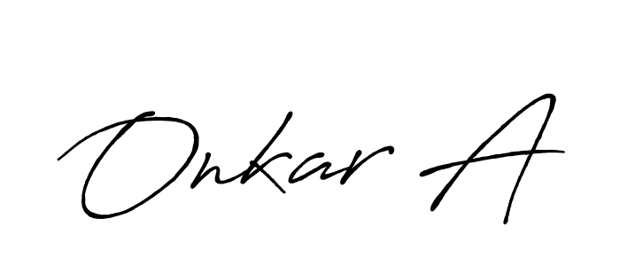 if you are searching for the best signature style for your name Onkar A. so please give up your signature search. here we have designed multiple signature styles  using Antro_Vectra_Bolder. Onkar A signature style 7 images and pictures png