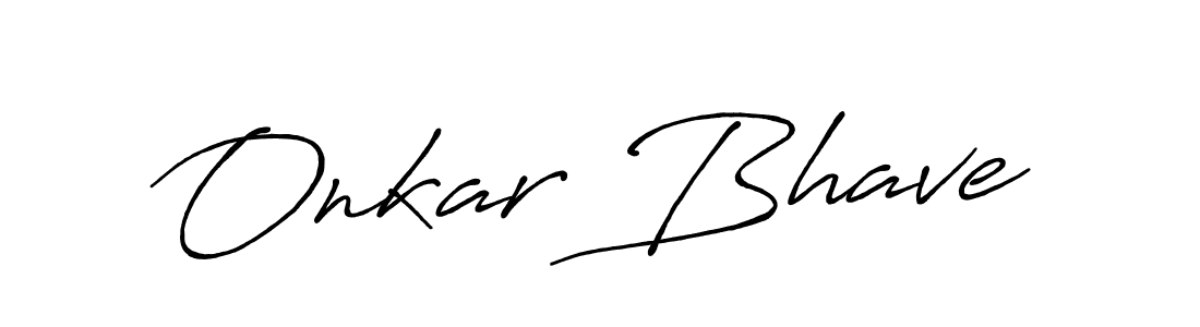 How to make Onkar Bhave signature? Antro_Vectra_Bolder is a professional autograph style. Create handwritten signature for Onkar Bhave name. Onkar Bhave signature style 7 images and pictures png
