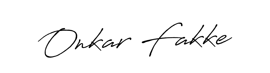 Antro_Vectra_Bolder is a professional signature style that is perfect for those who want to add a touch of class to their signature. It is also a great choice for those who want to make their signature more unique. Get Onkar Fakke name to fancy signature for free. Onkar Fakke signature style 7 images and pictures png