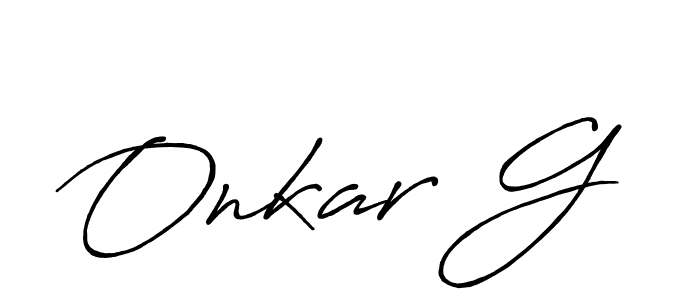 Once you've used our free online signature maker to create your best signature Antro_Vectra_Bolder style, it's time to enjoy all of the benefits that Onkar G name signing documents. Onkar G signature style 7 images and pictures png