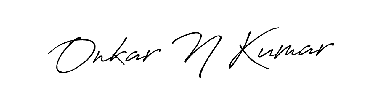 Also You can easily find your signature by using the search form. We will create Onkar N Kumar name handwritten signature images for you free of cost using Antro_Vectra_Bolder sign style. Onkar N Kumar signature style 7 images and pictures png