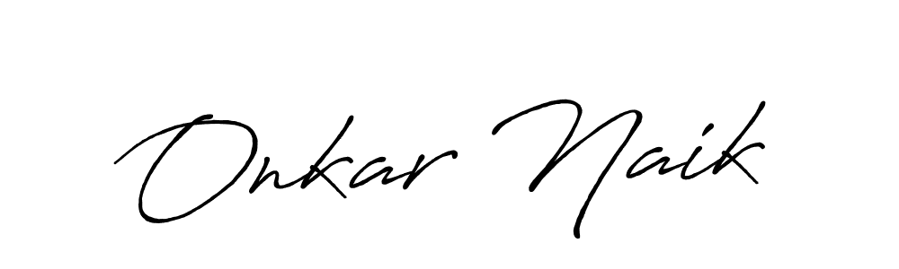 if you are searching for the best signature style for your name Onkar Naik. so please give up your signature search. here we have designed multiple signature styles  using Antro_Vectra_Bolder. Onkar Naik signature style 7 images and pictures png