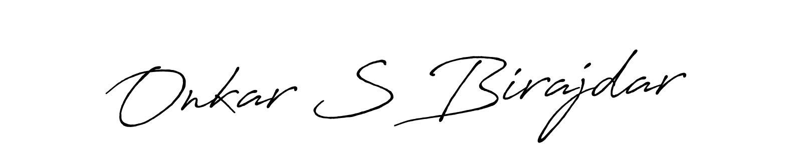 Also You can easily find your signature by using the search form. We will create Onkar S Birajdar name handwritten signature images for you free of cost using Antro_Vectra_Bolder sign style. Onkar S Birajdar signature style 7 images and pictures png