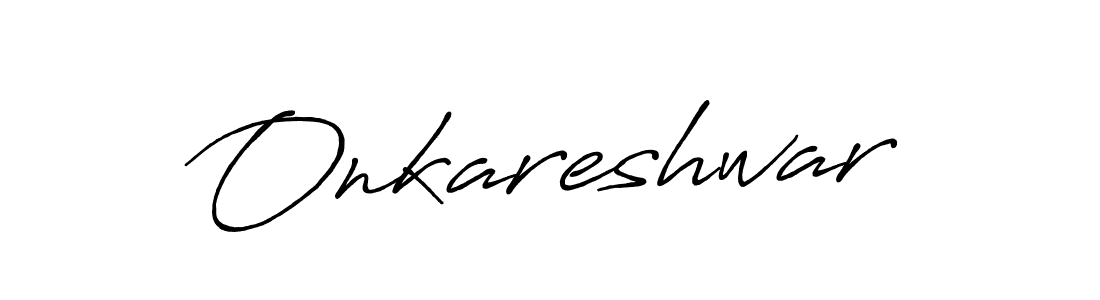 Design your own signature with our free online signature maker. With this signature software, you can create a handwritten (Antro_Vectra_Bolder) signature for name Onkareshwar. Onkareshwar signature style 7 images and pictures png